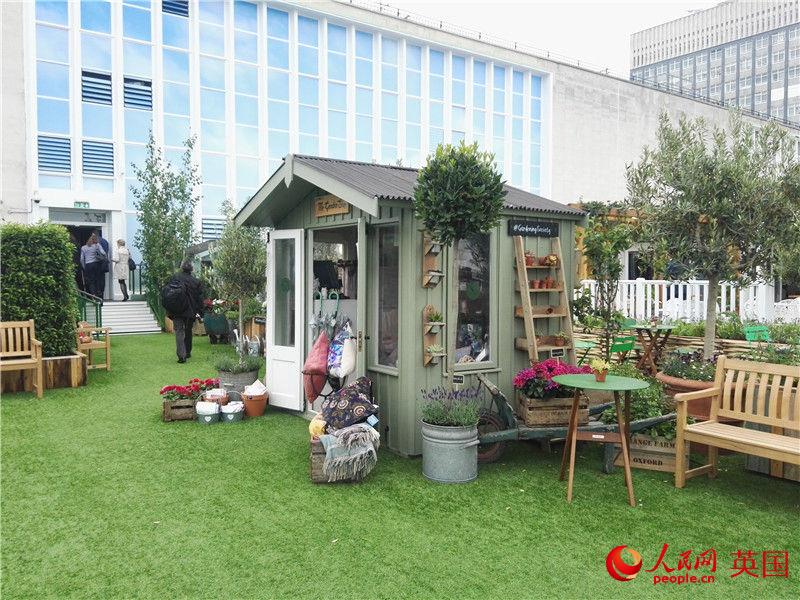 John Lewis的頂樓花園(攝影:白天行)